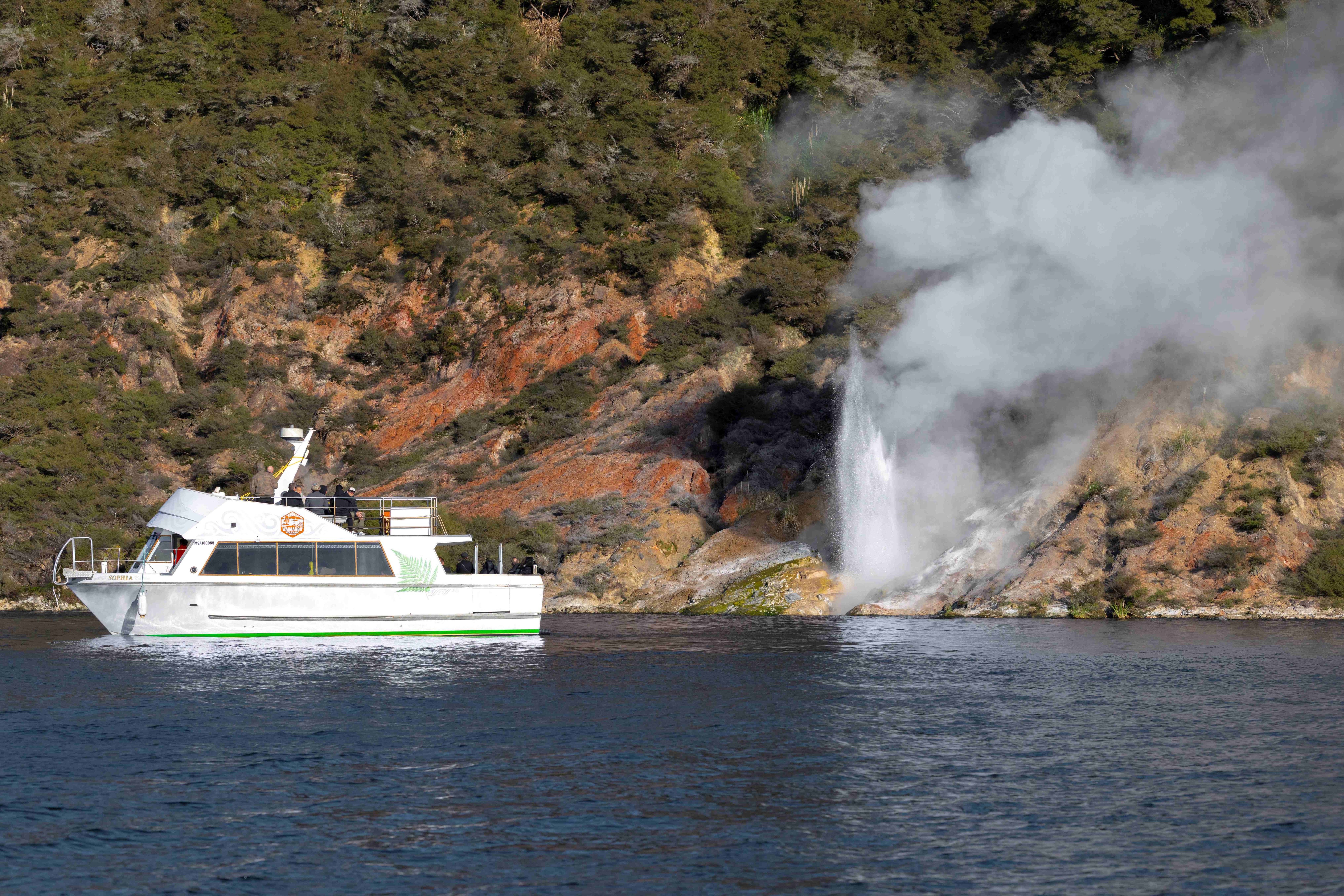 A new chapter launched for Waimangu: Karakia marks arrival of ‘Sophia’