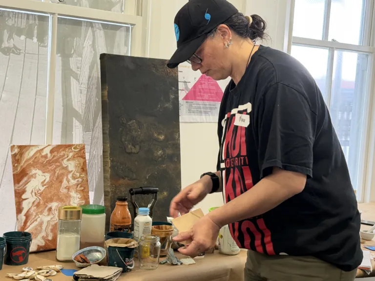 Nurturing the artform of earth based pigments