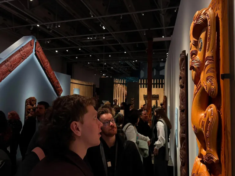 Karakia blesses Te Papa's landmark seven-century Māori carving exhibition